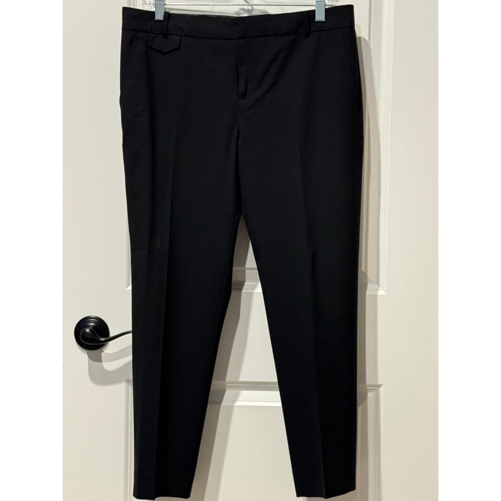 Women's Unbranded Black lined cropped ankle Trousers Size 10